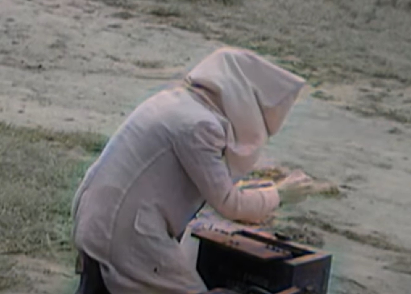 Black Bart (Arthur Space) looking at money - from Stories of the Century (1954-55)