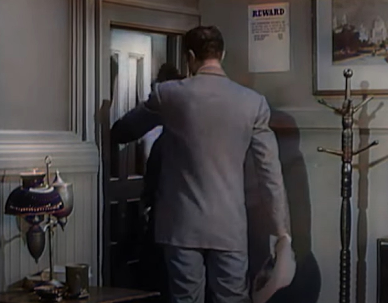 Screenshot of Sheriff Bascome in his office - from Stories of the Century (1954-55)