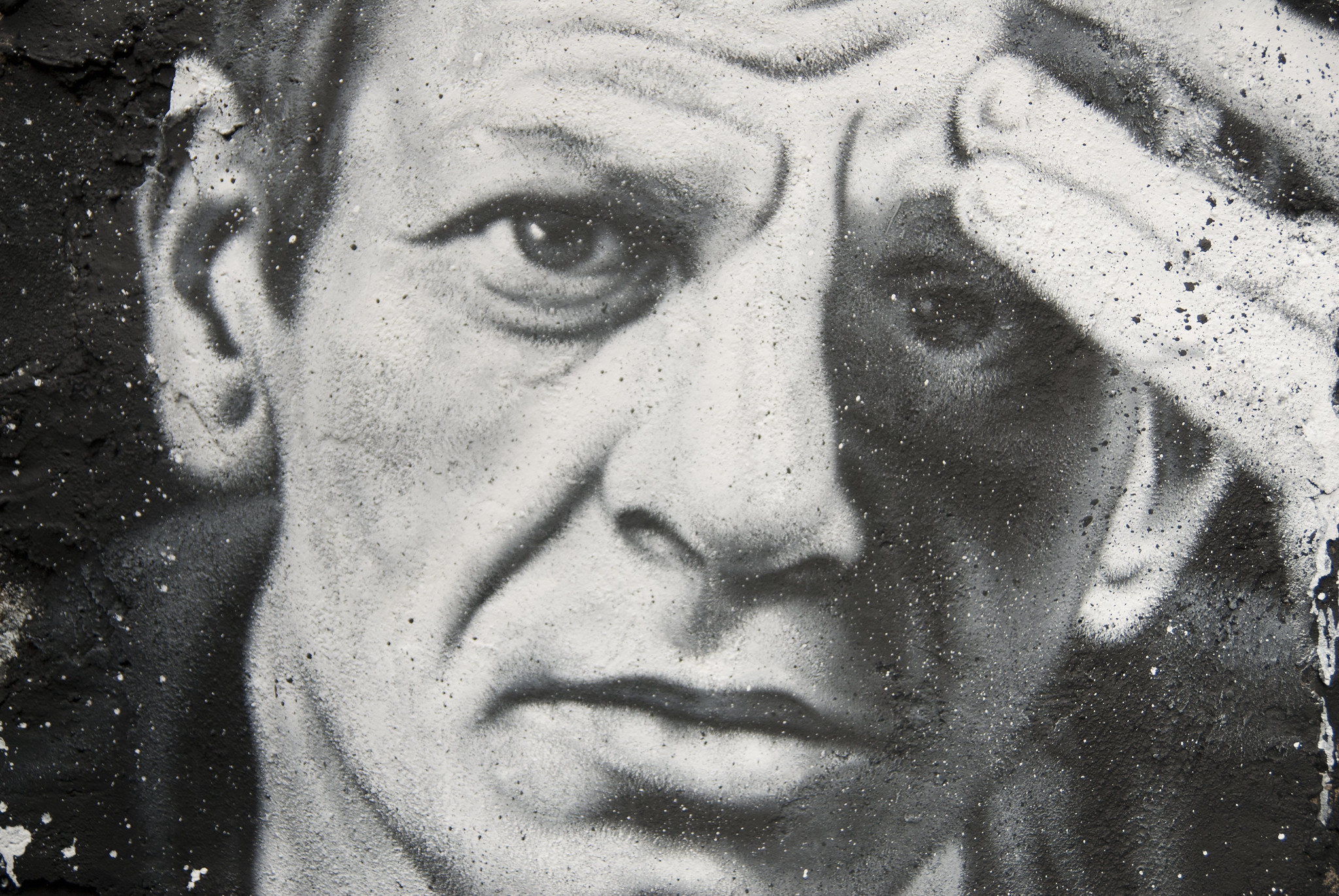 Jackson Pollock, painted portrait - 2015