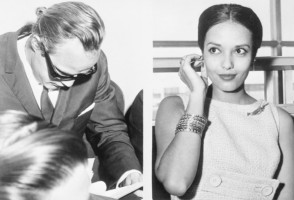 Composite of Marlon Brando and Anna Kashfi