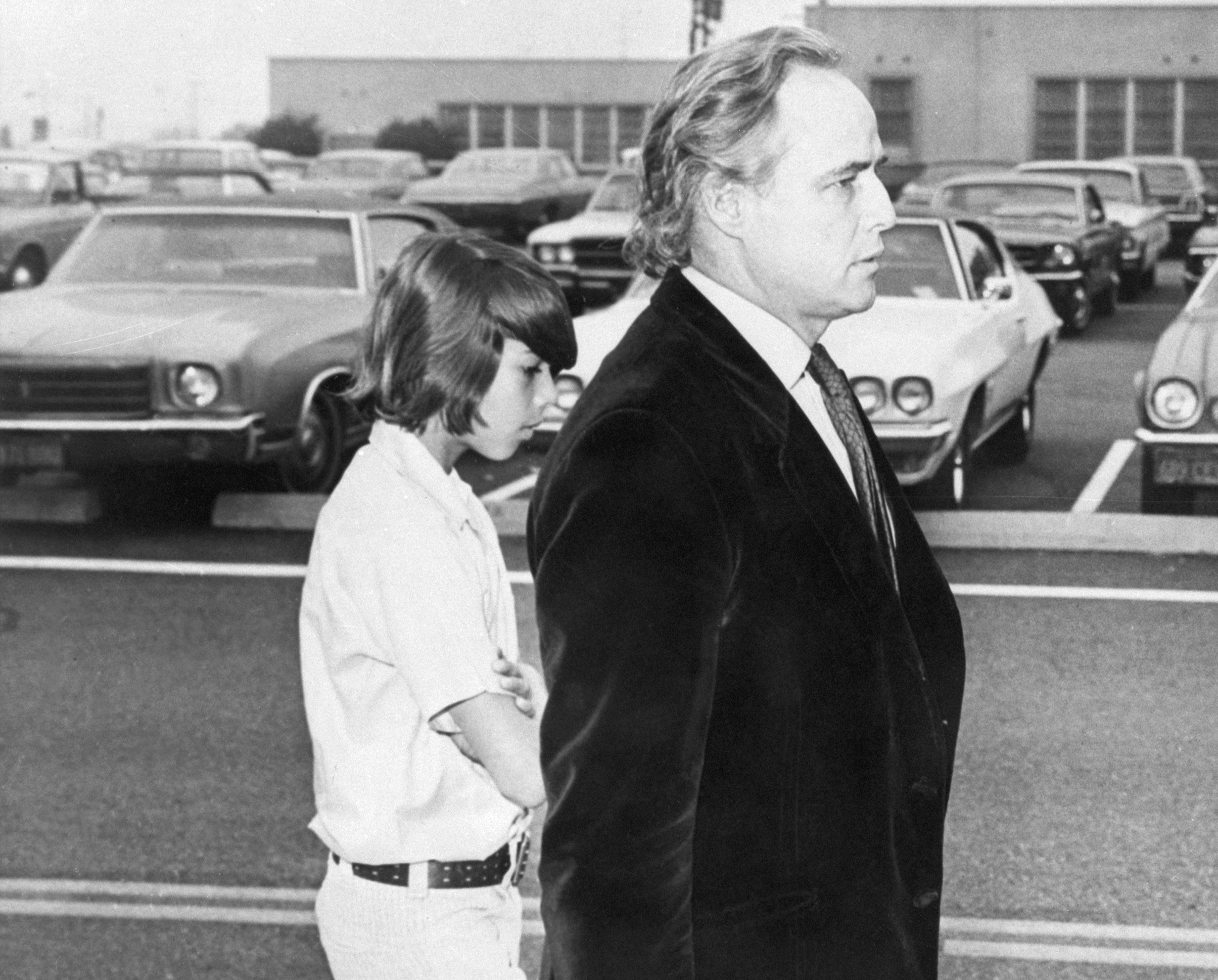 Marlon Brando and Son Christian