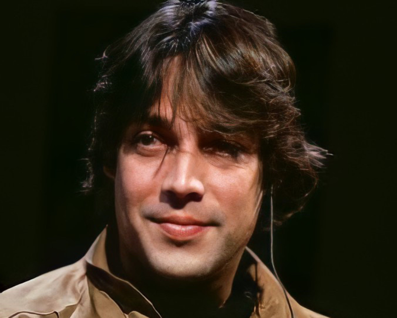 Christian Brando in brown shirt