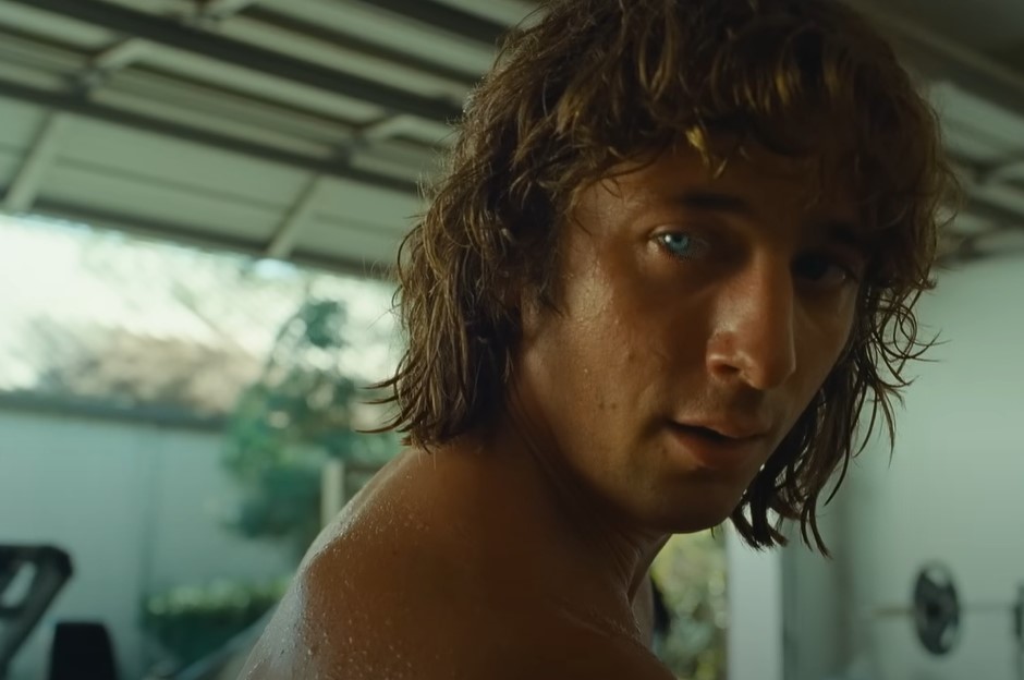 Jeremy Allen White as Kerry Von Erich in The Iron Claw