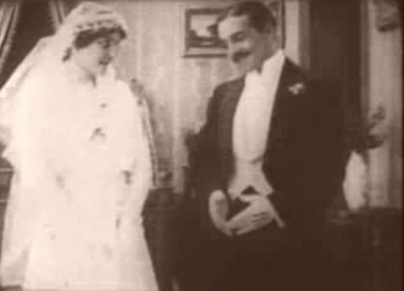 Max Linder in a movie wedding