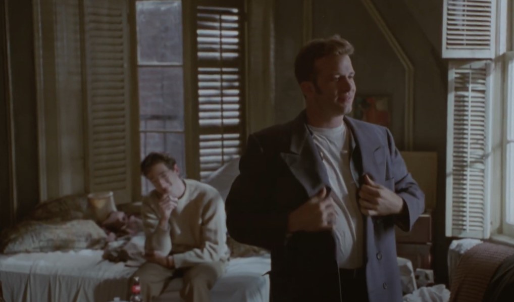 Thomas Jane as  Neal Cassady speaking to someone