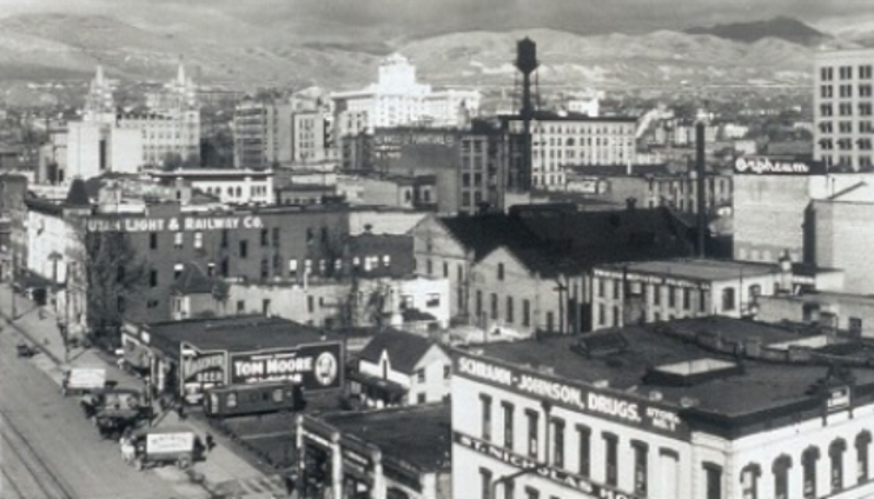 Salt Lake City 1913 panorama