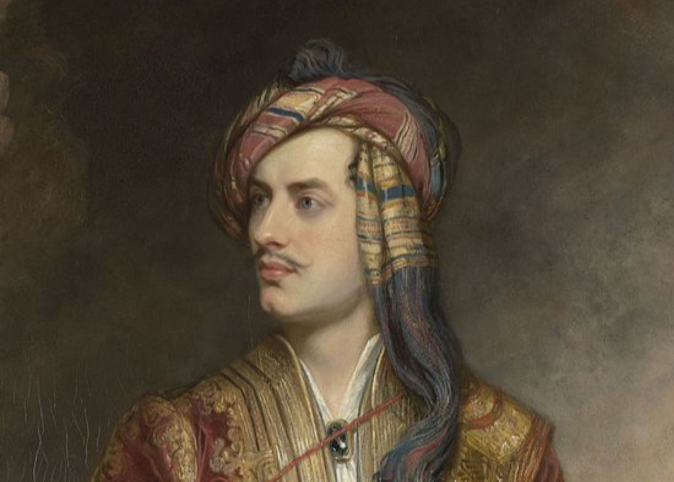 Portrait Painting of the English poet and peer Lord Byron