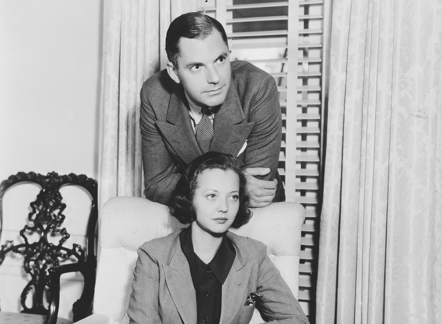 Bennett Cerf and his wife, actress Sylvia Sidney - 1935