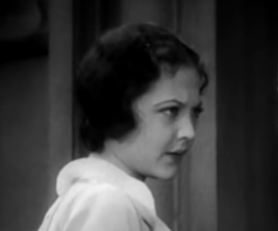 Screenshot of Sylvia Sidney looking at side from - Street Scene (1931)