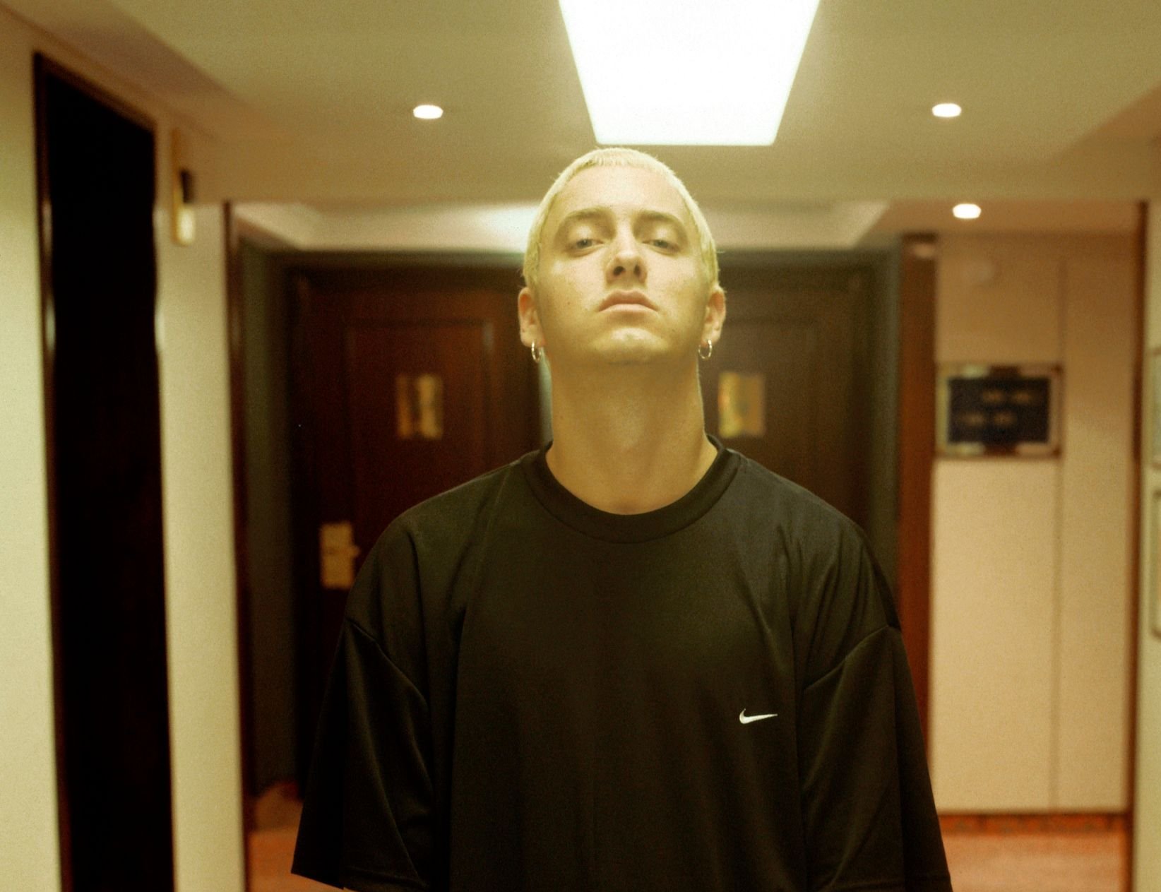 Eminem with black shirt