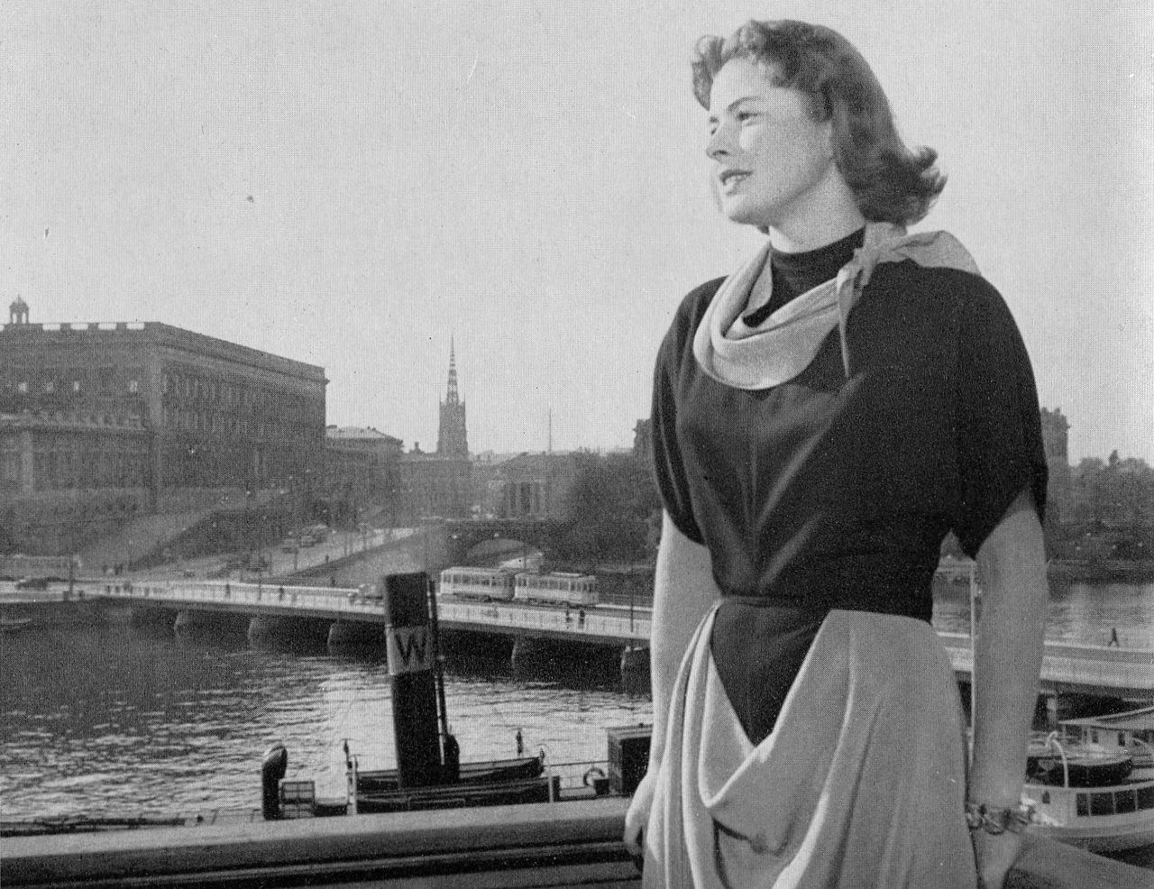 Ingrid Bergman 1948 in Stockholm