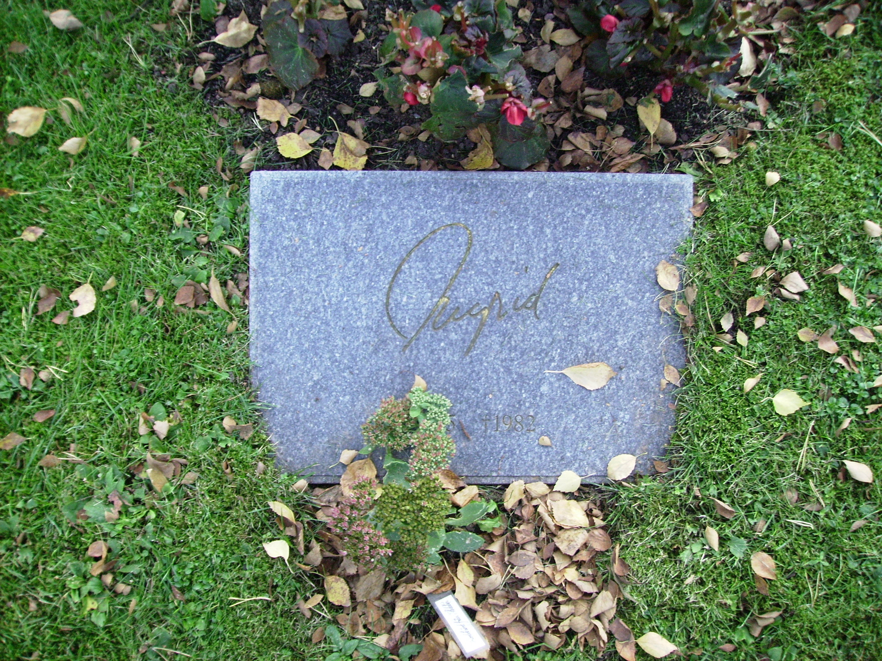 Ingrid Bergman's grave