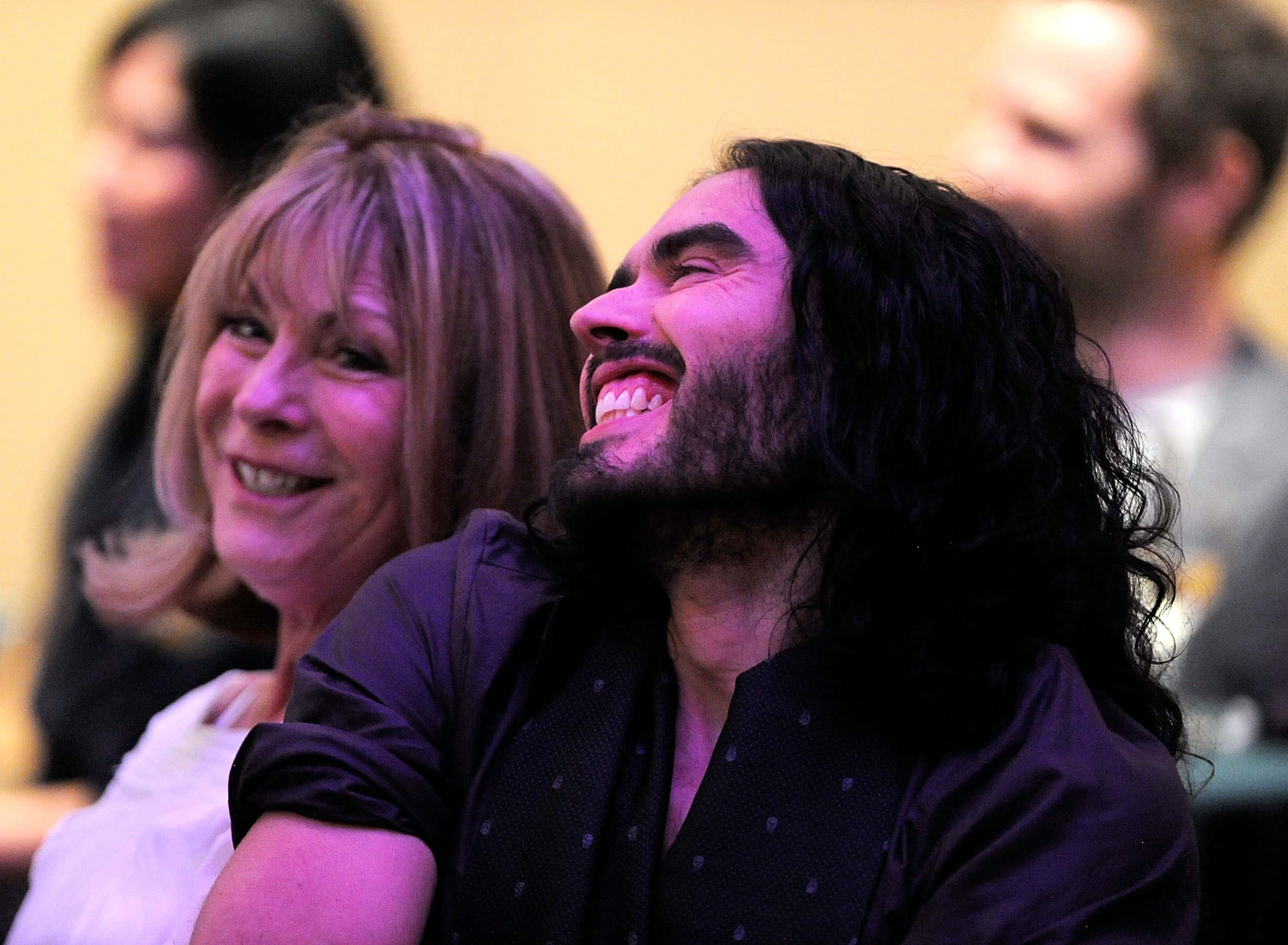 GettyImages-130736524  Actor Russell Brand, and mother Barbara
