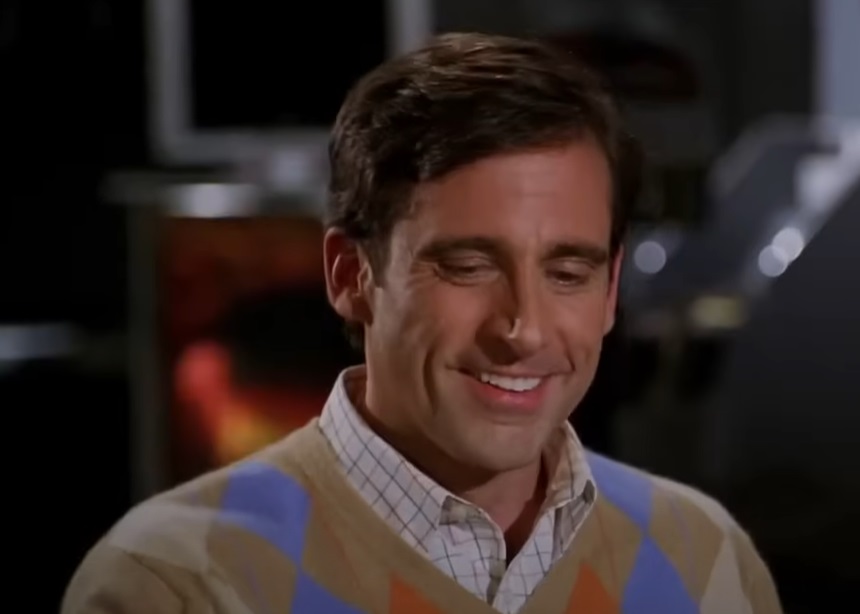 Screenshot from the film The 40-Year-Old Virgin (2005)