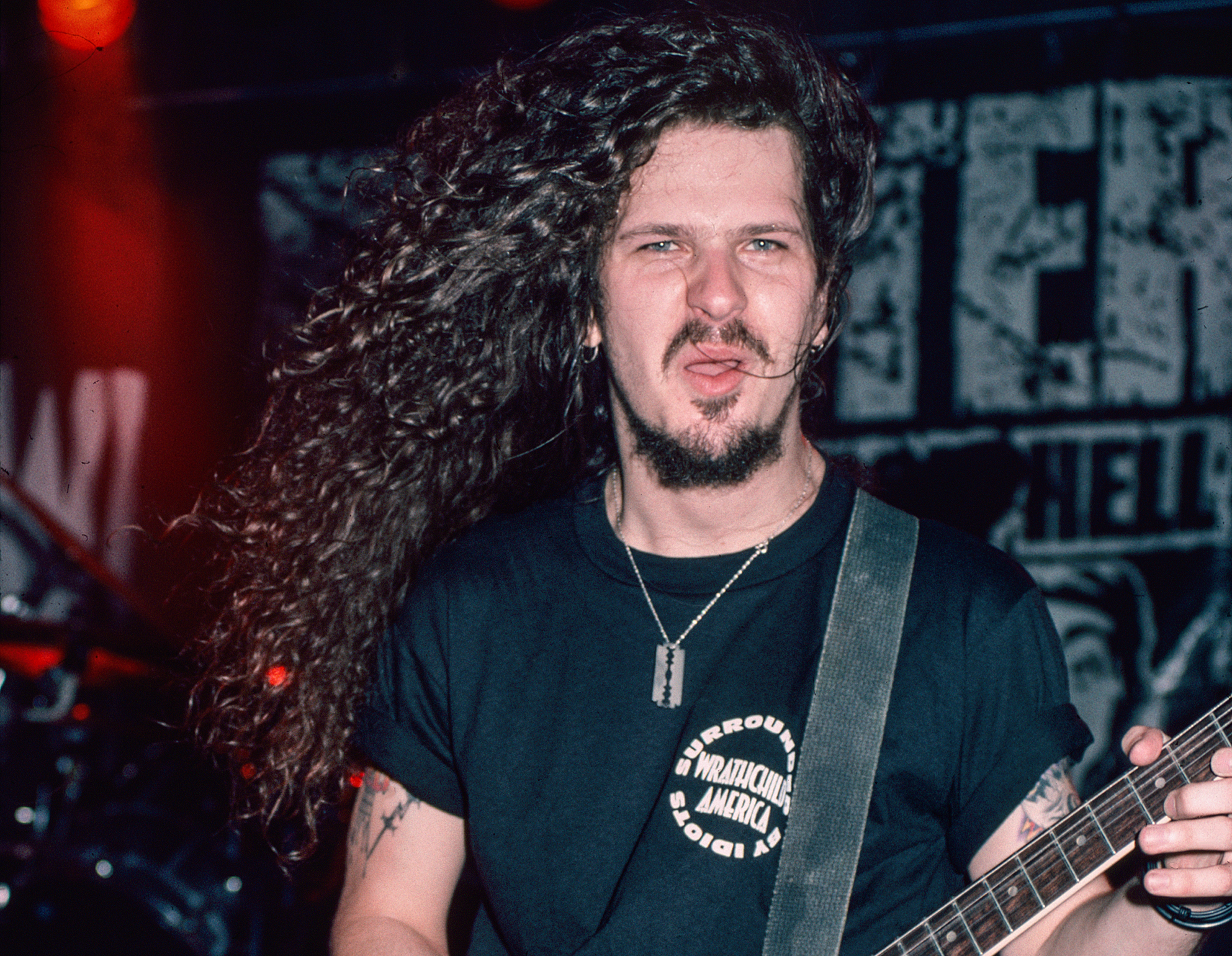 Dimebag Darrell of Pantera performs