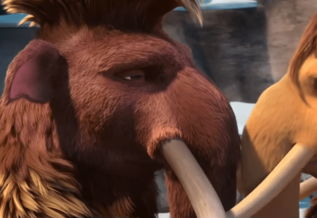 A screenshot of the movie Ice Age: Continental Drift 