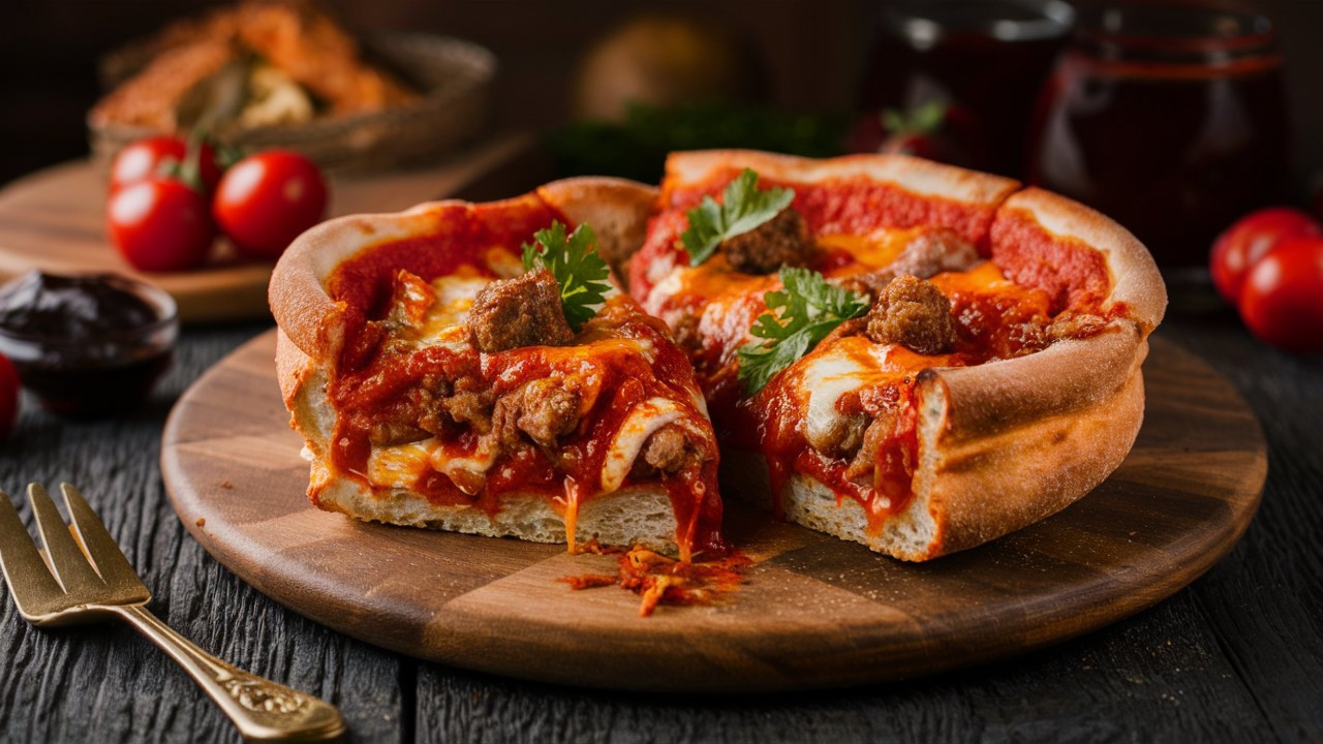 Chicago Deep-Dish Pizza
