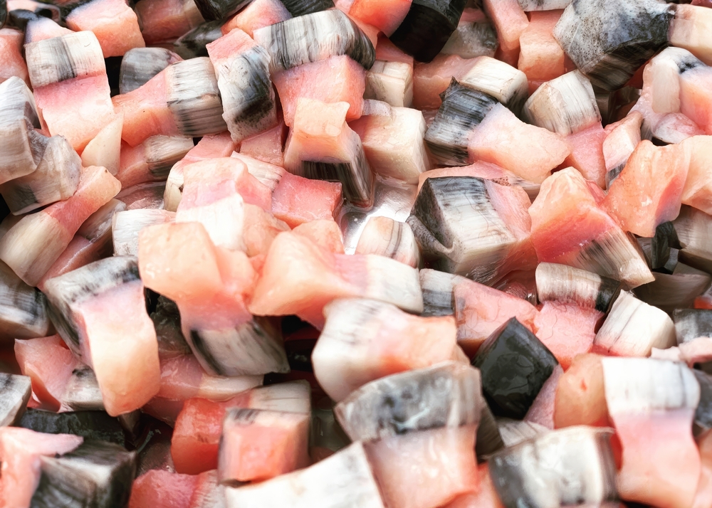 Inuit food Muktuk consists of the skin and blubber of a whale