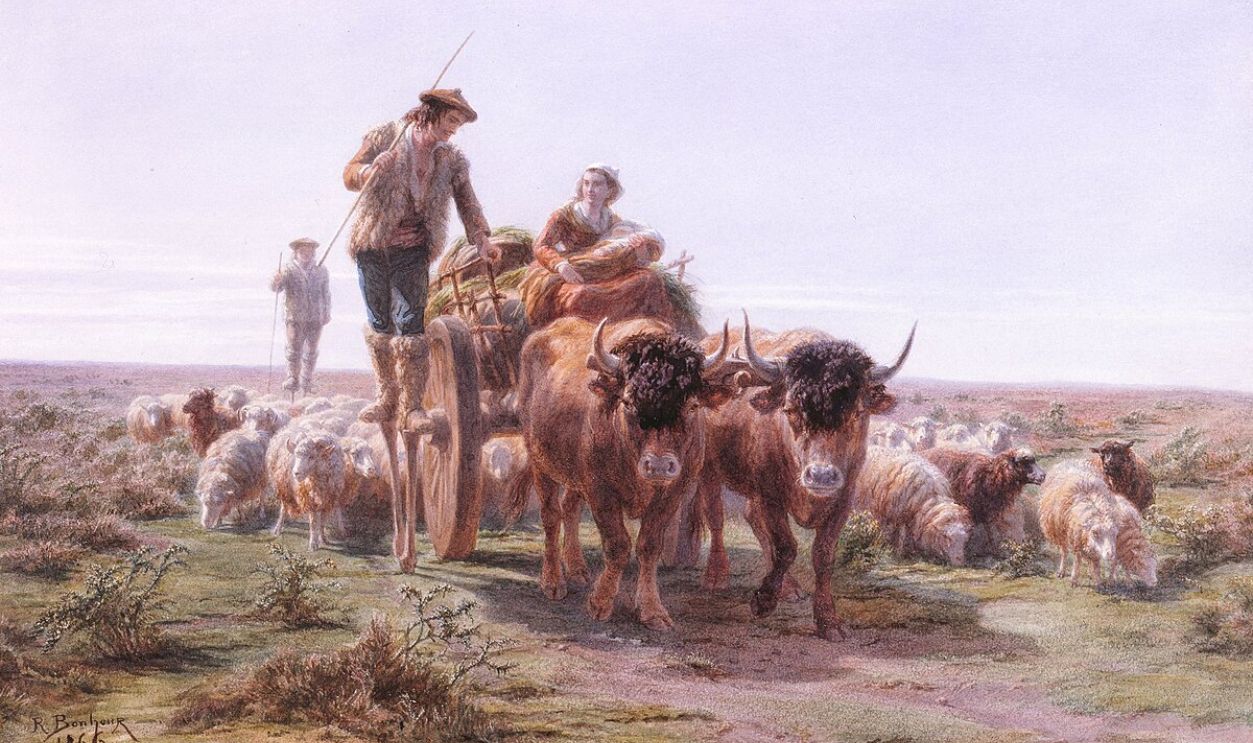 people going to market