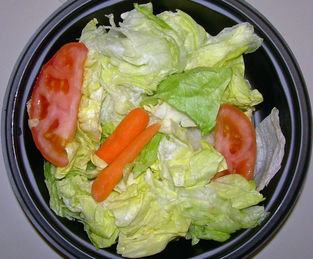 Burger King's salad plate
