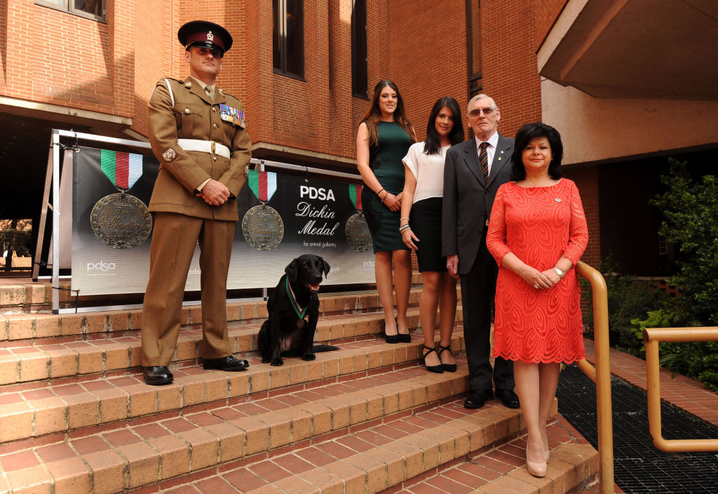 Dickin Medal for Animal Gallantry which was posthumously awarded to Military Working Dog Sasha