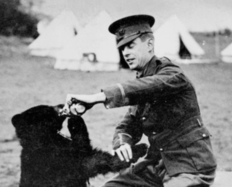 Harry Colebourne and Winnie WW2