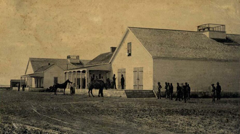 Only known surviving photo of the U.S. Camel Corps