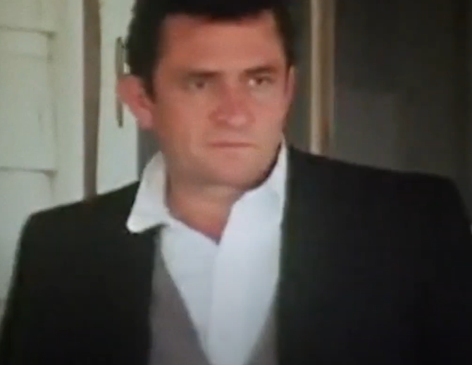 Johnny Cash in suit