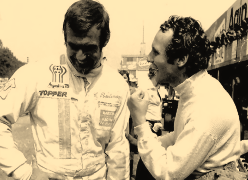 Carlos Reutemann And Niki Lauda 1975