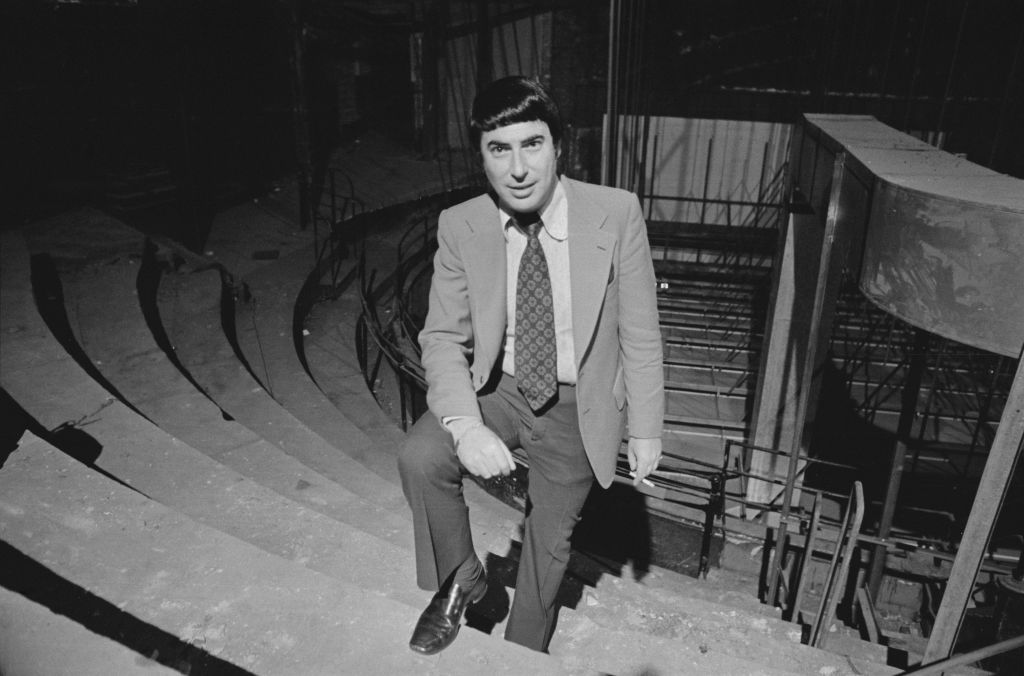 British music manager Larry Parnes in the Broadway Theatre - 1976.