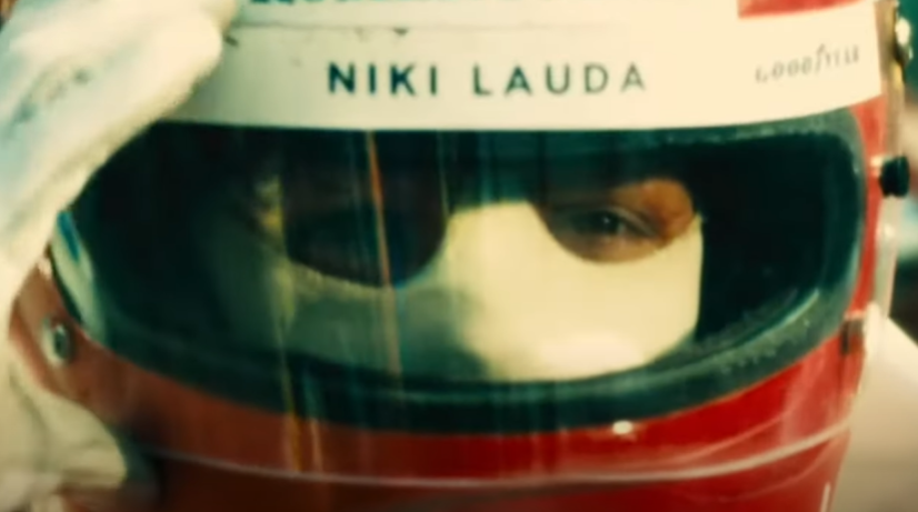 Daniel Brühl as Niki Lauda in Rush (2013)