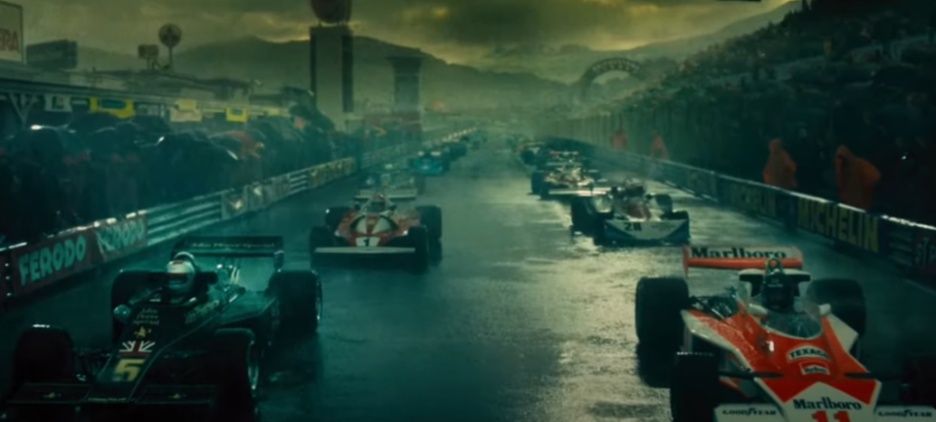 Daniel Brühl as Niki Lauda in Rush (2013)