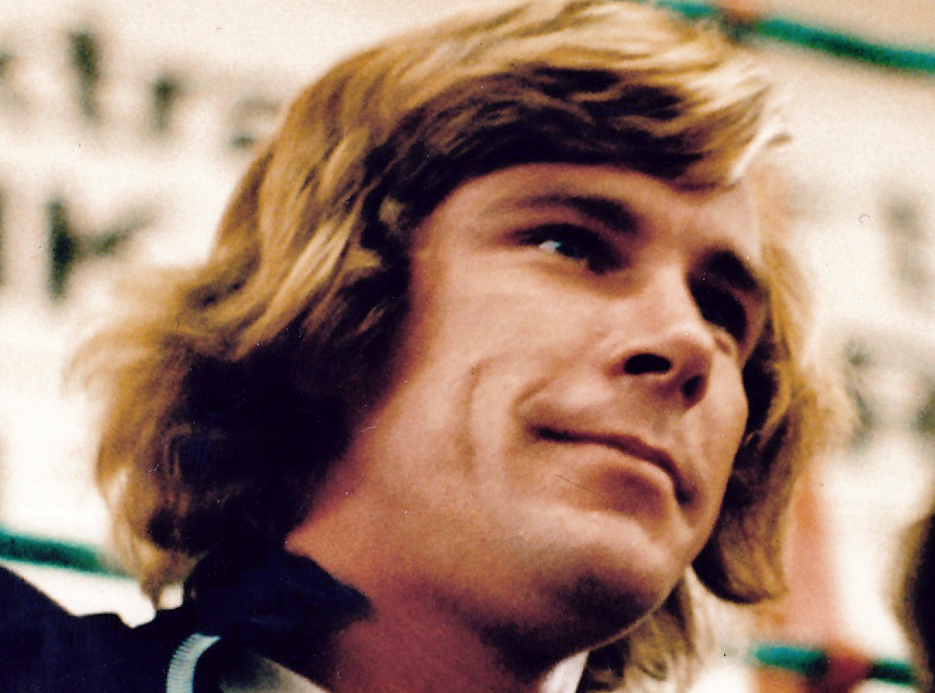 James Hunt at some sort of conference