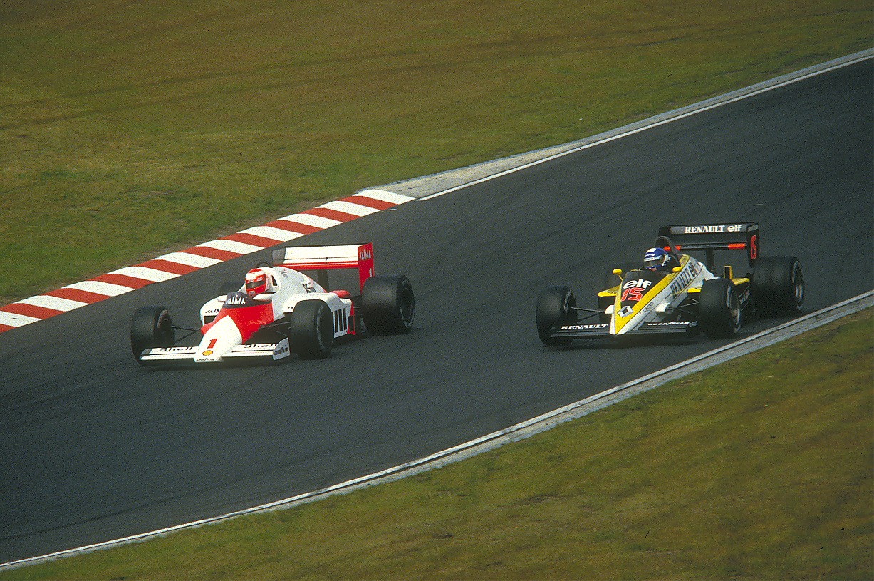 Niki Lauda (No. 1) in German Grand Prix 1985