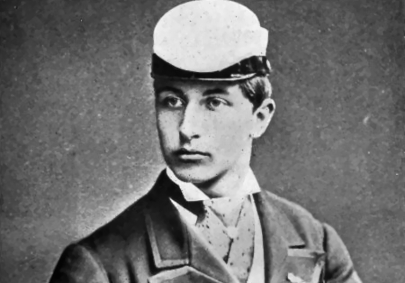 1877 Wilhelm II as Student In Bonn