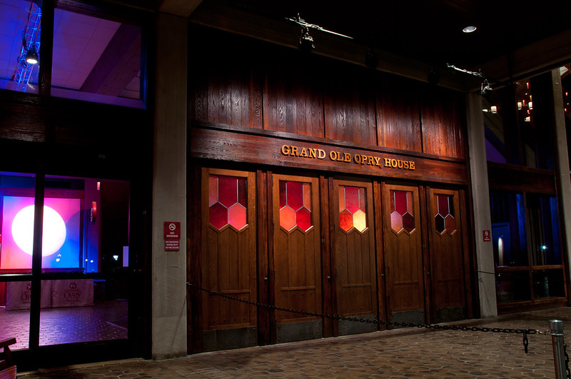 Main entrance doors of Grand Ole Opry House