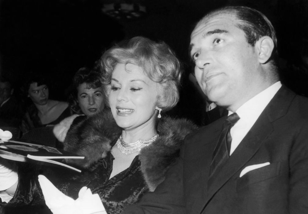 Eva Gabor and her husband Richard Brown