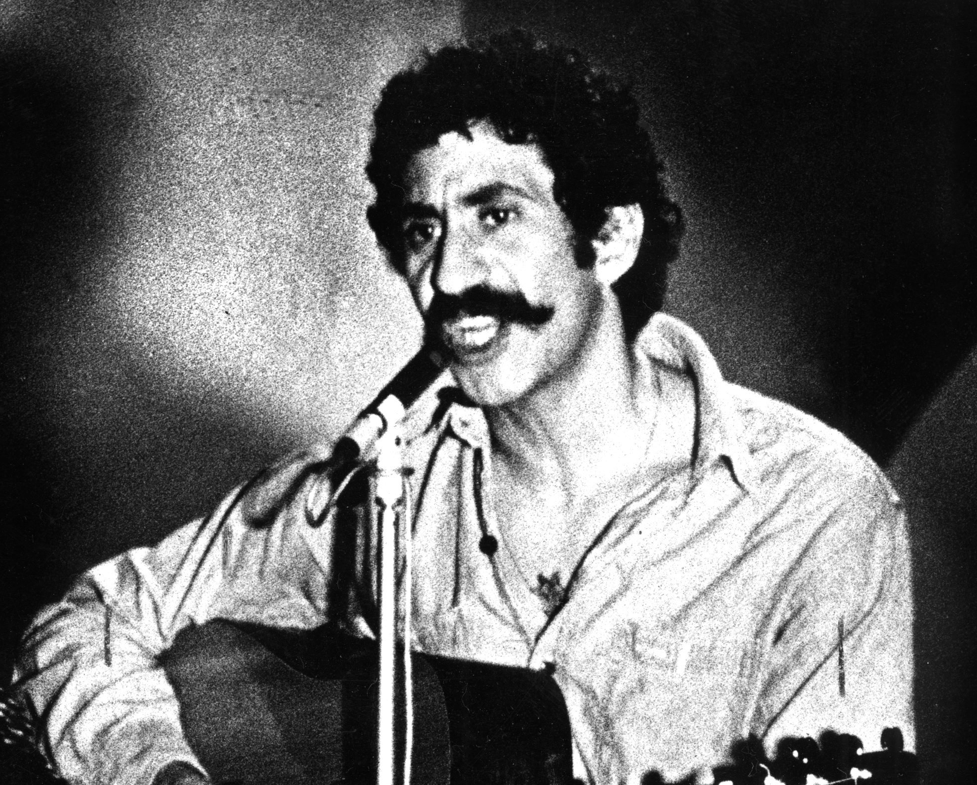 Jim Croce performs live on stage at Hilversum, Netherlands