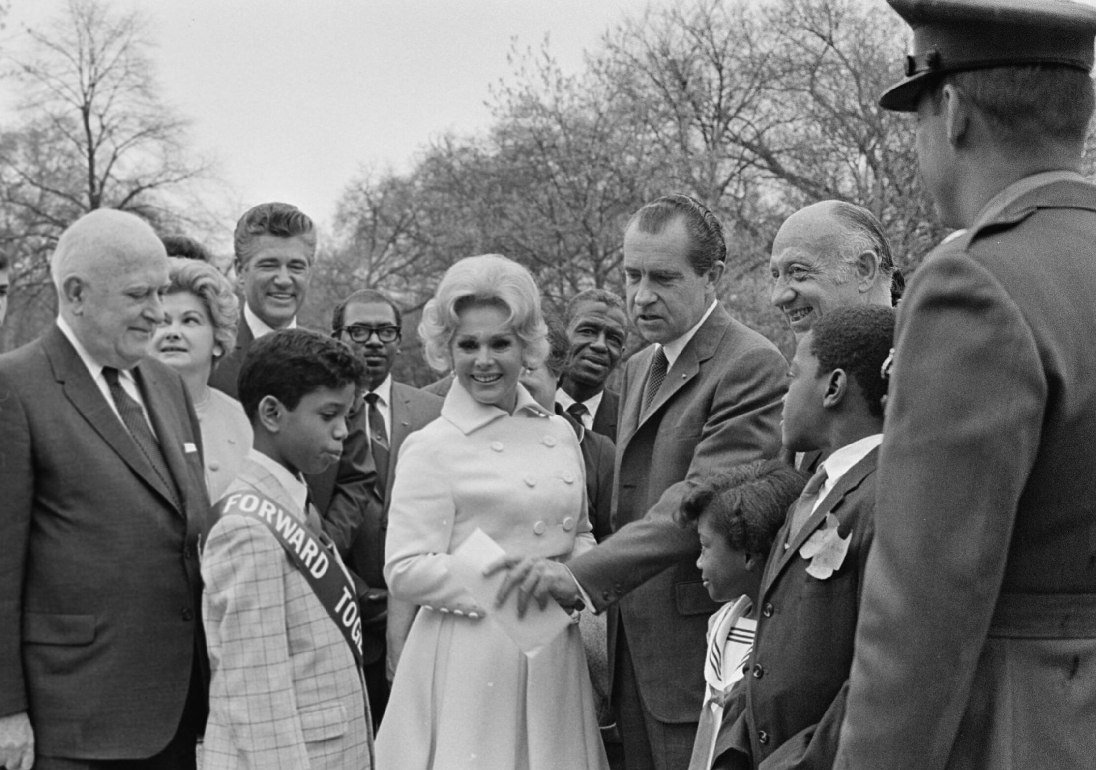 President Richard Nixon and Eva Gabor