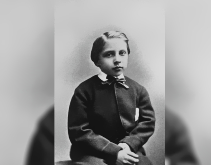 Emperor Wilhelm II of Prussia in black outfit