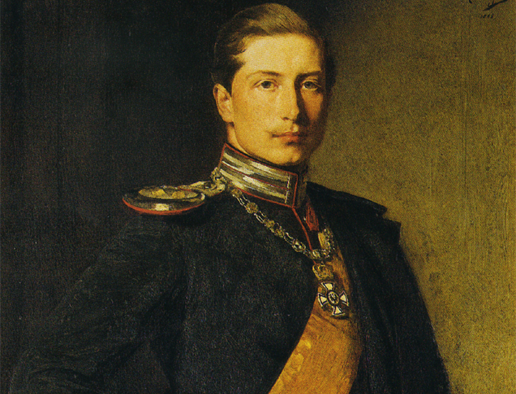 Crown Prince Wilhelm II  portrait in uniform