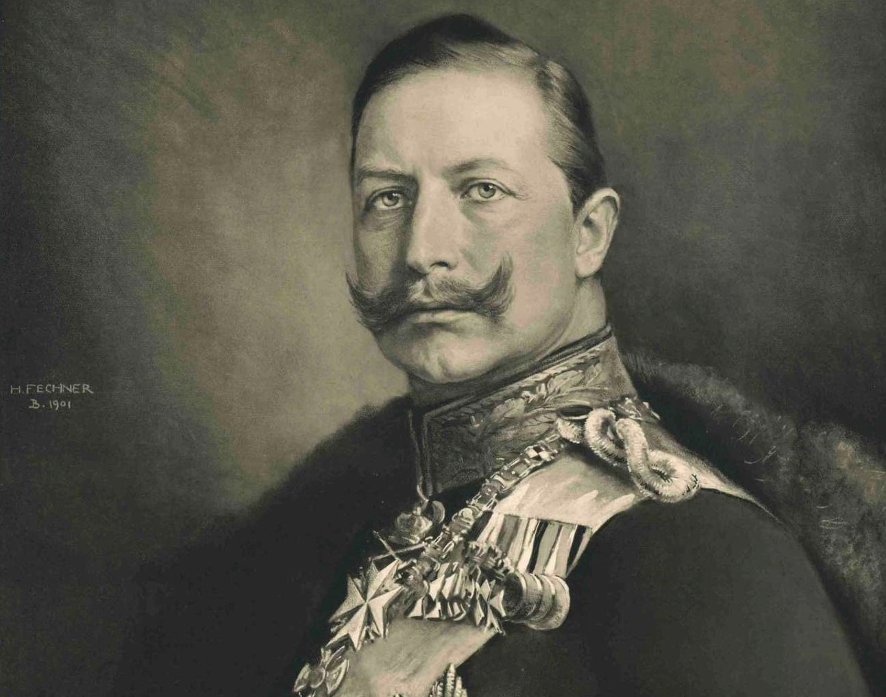 Kaiser Wilhelm II, King of Prussia in uniform