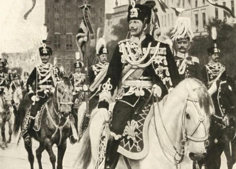 Wilhelm II  and cabinet in uniforms