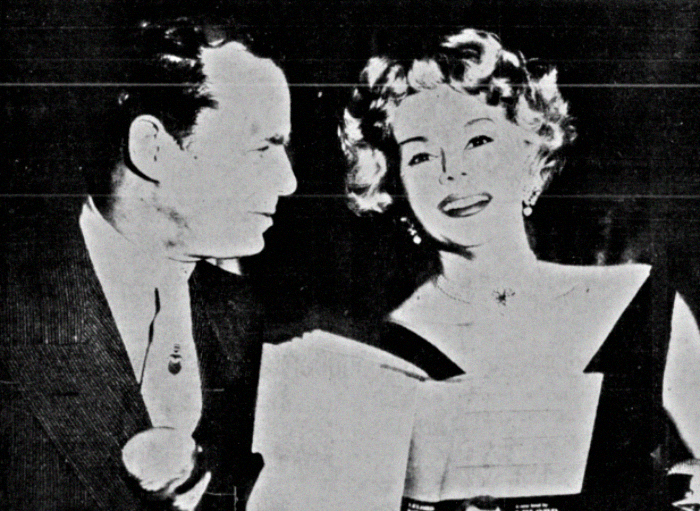 Lelord Kordel with Eva Gabor attending a promotion