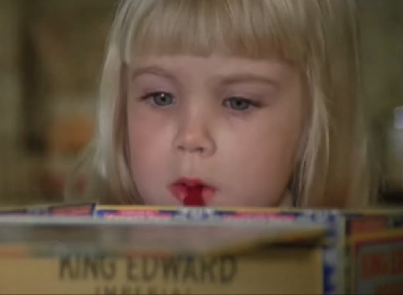 Screenshot of Heather O'Rourke from - Poltergeist (1982)