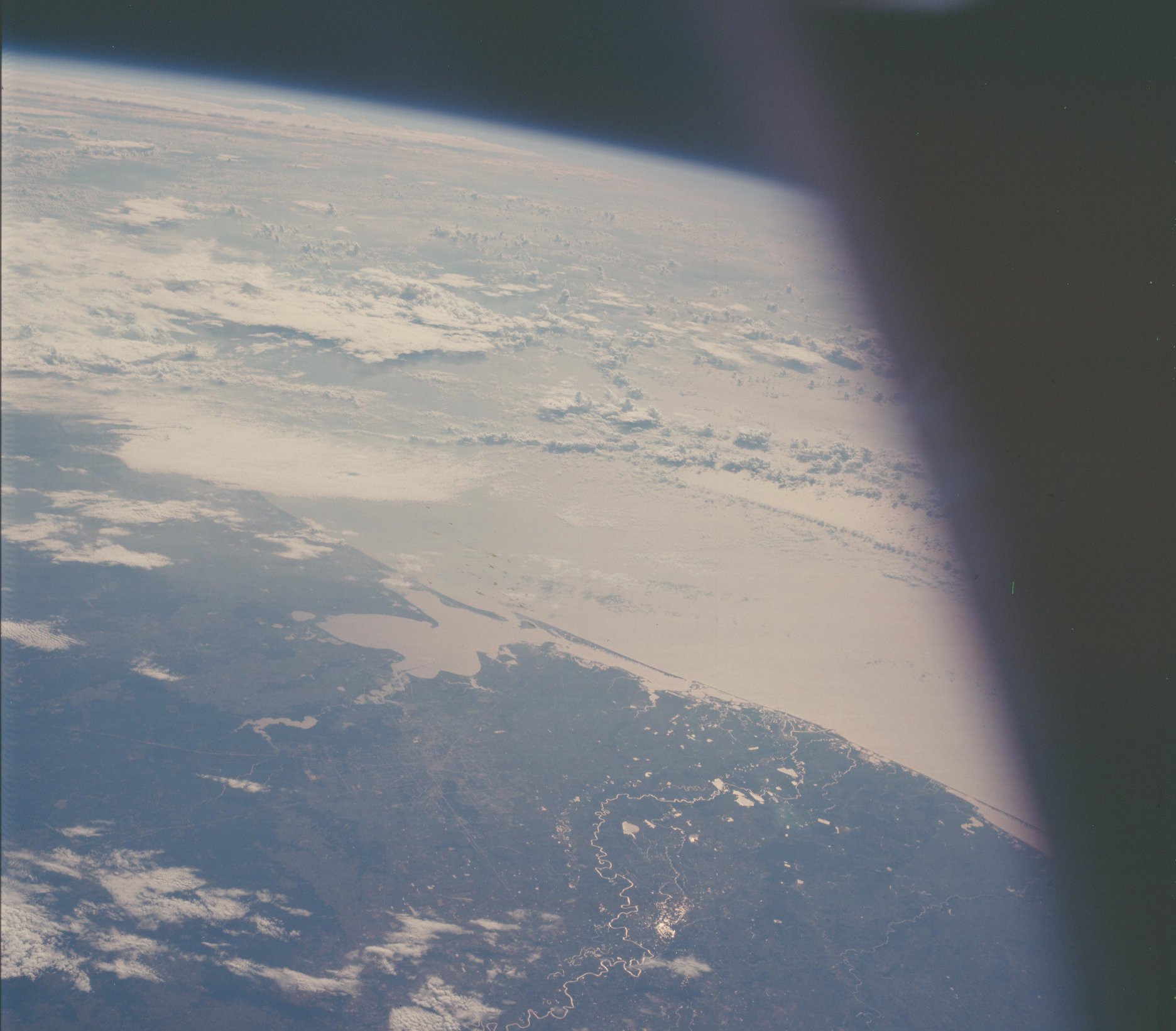 View of Earth from the space