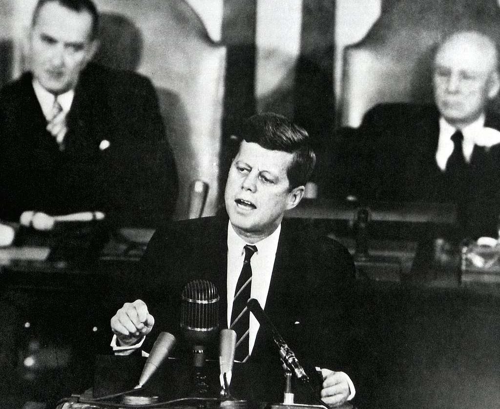 President Kennedy at the Joint Session of Congress
