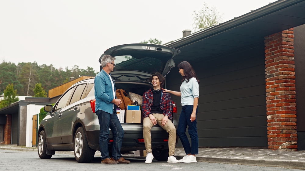 Couple sending their son to college