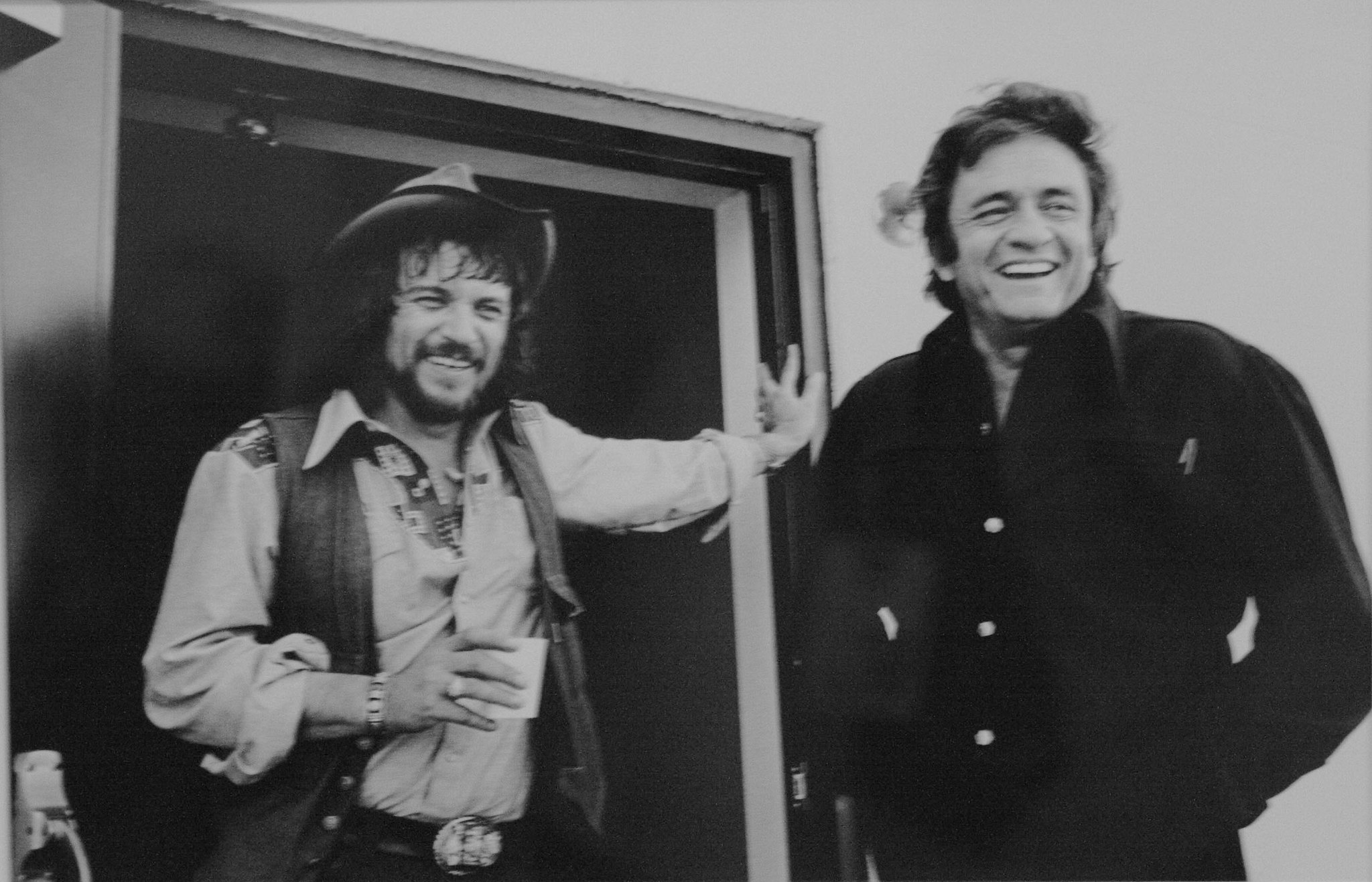 Waylon Jennings with Johnny Cash
