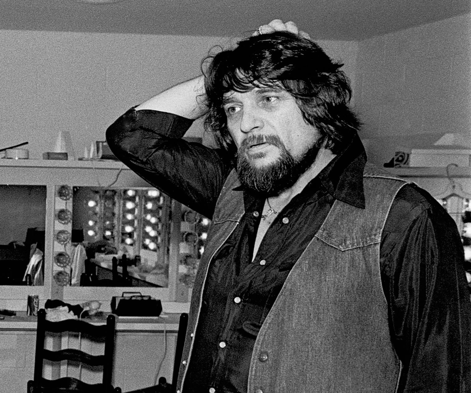 Waylon Jennings attends The Best Little Whorehouse In Texas
